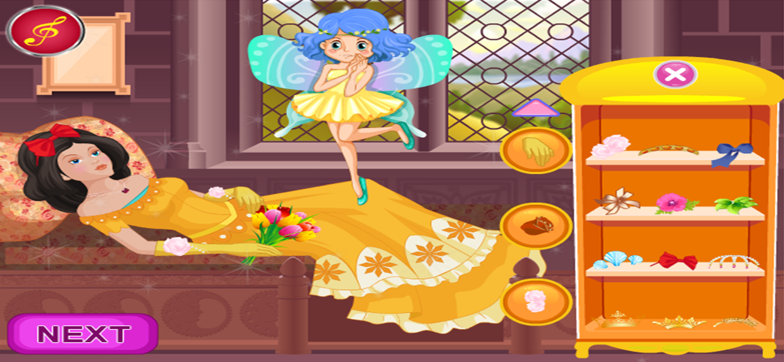 Dress Up Game Sleeping Beauty