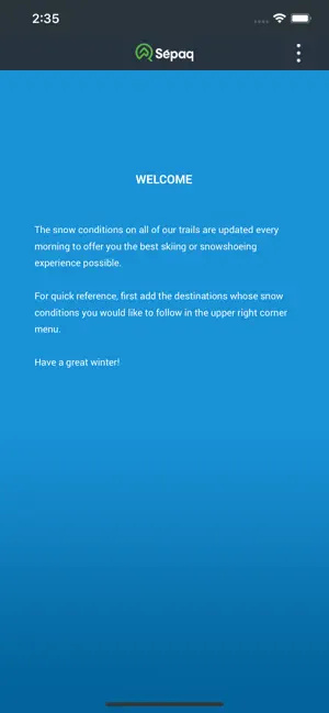 Sépaq:Snow screenshot 1