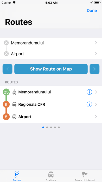 Cluj Bus Screenshot