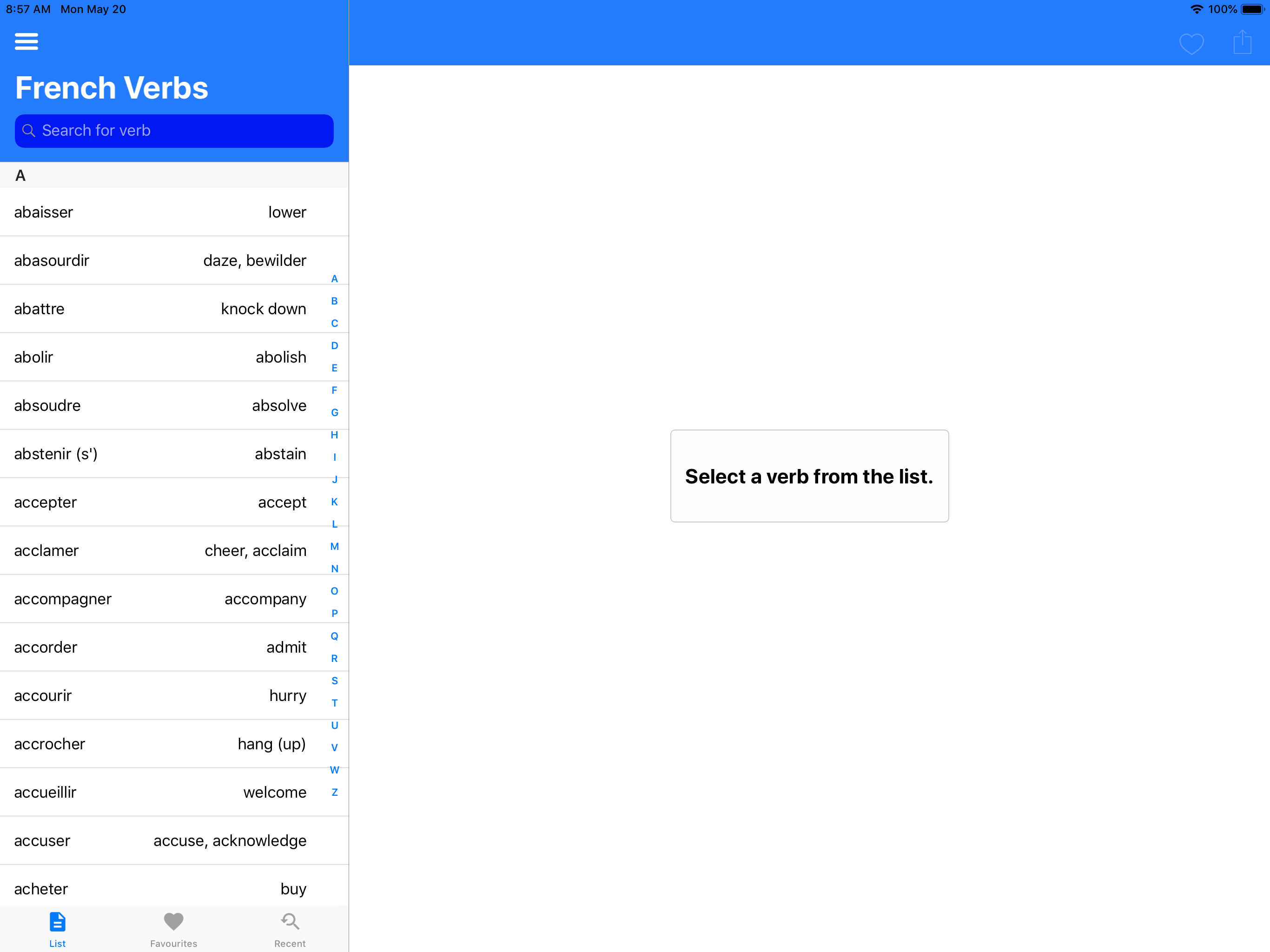 French Verb Conjugator Pro screenshot 17