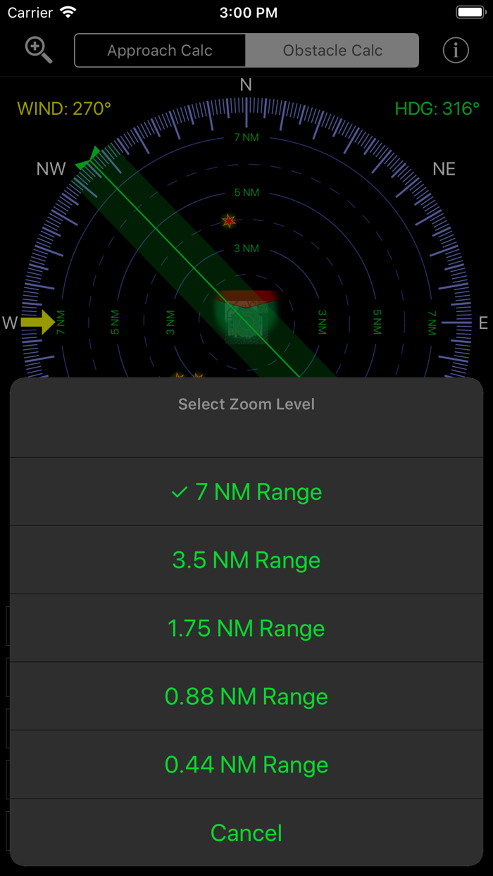 Offshore Safe Approach Calc