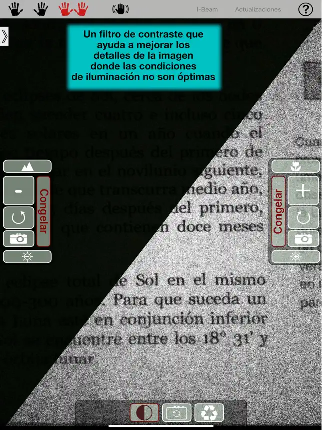 Lupa con Linterna, Zoom Cámara4+_4