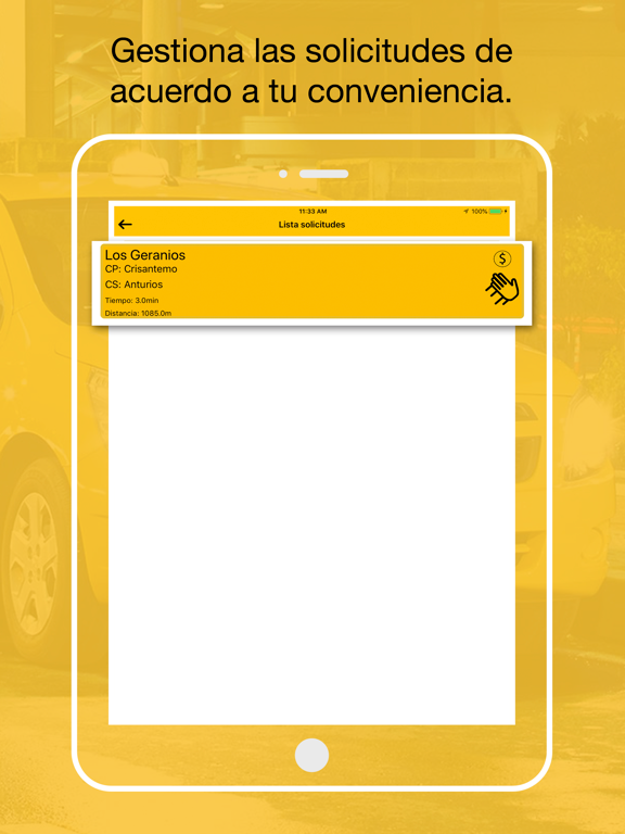 AzuTaxi iPad screenshot 4 - Travel app