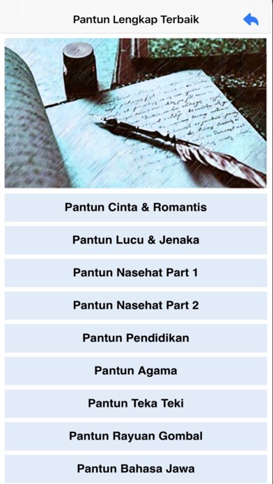 Screenshot #1 pour Pantun Lengkap Terbaik