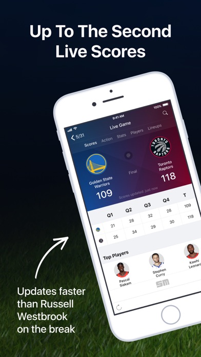 NBA Live: Scores, Stats & Newsのおすすめ画像1