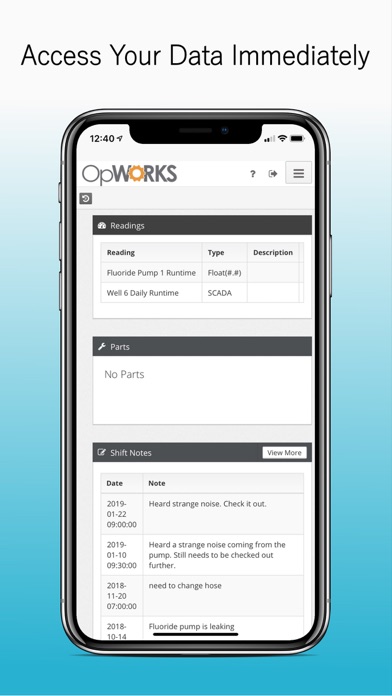 OpWorks iPhone screenshot 3 - Utilities app