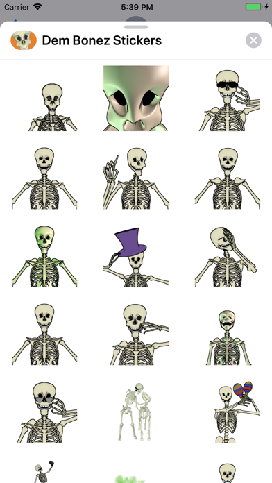 Dem Bonez Stickers screenshot 2