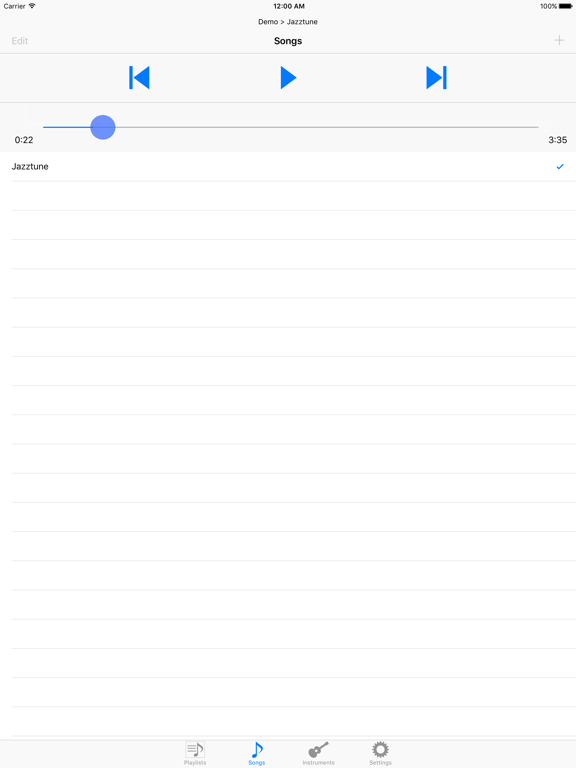 MidiOnStage iPad screenshot 4 - Music app