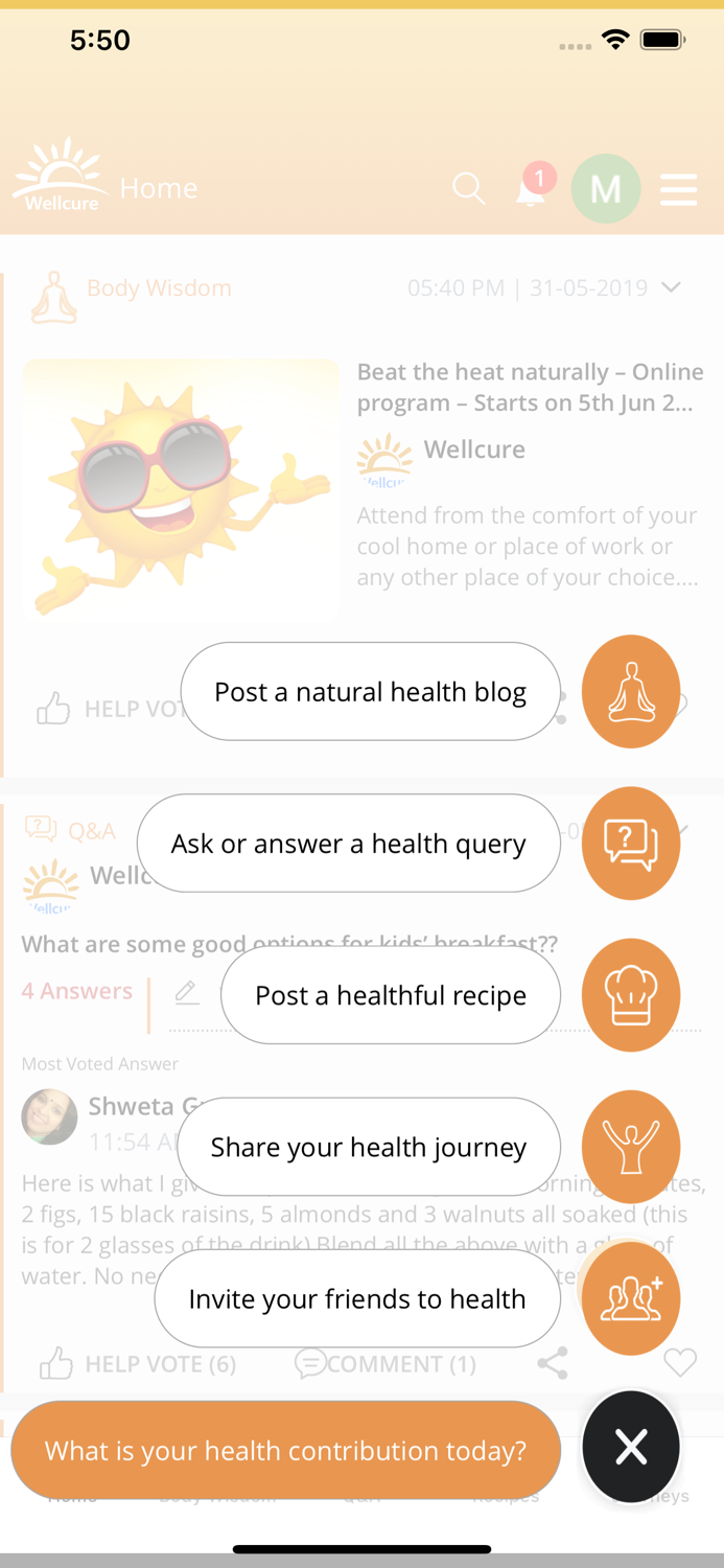 Wellcure - Natural Health App