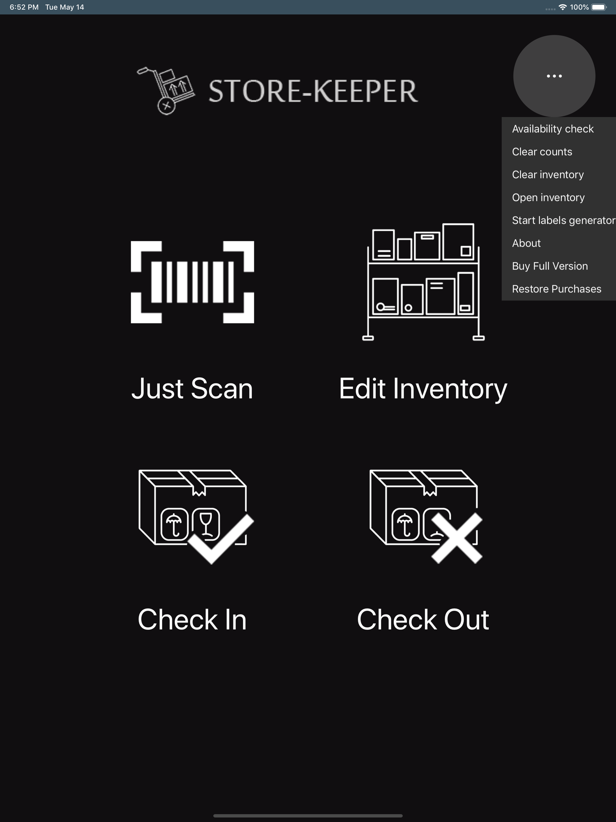 Store-Keeper inventory scanner screenshot 8