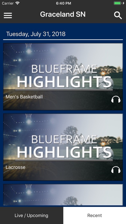Graceland Sports Network