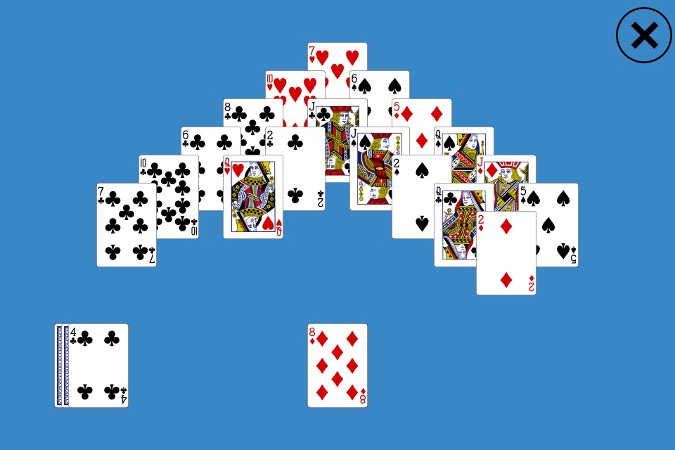 Classic Pyramid Solitaire screenshot 3