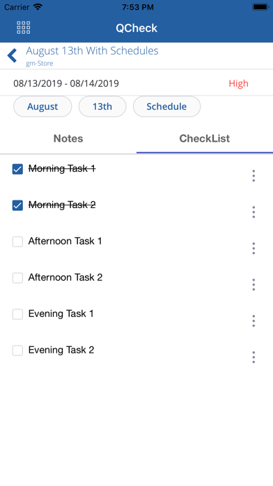 How to cancel & delete QCheck 1610 - Reflexis One from iphone & ipad 3