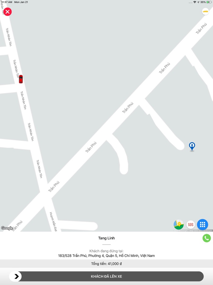 Tài Xế Taxi Sen Hồng