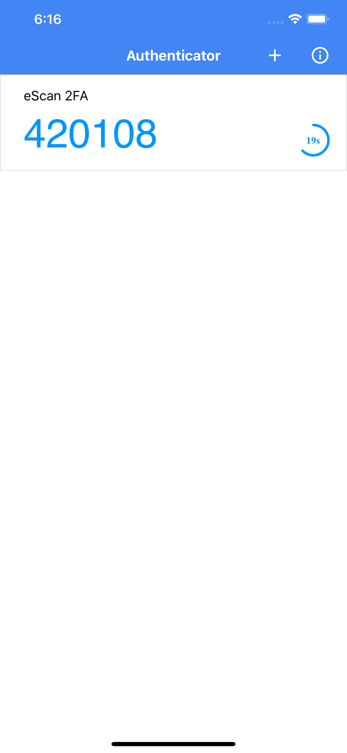 eScan Authenticator