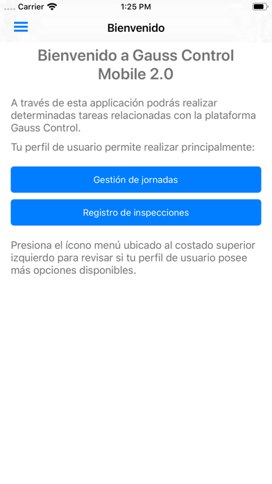Screenshot #1 pour Gauss Control Mobile 2