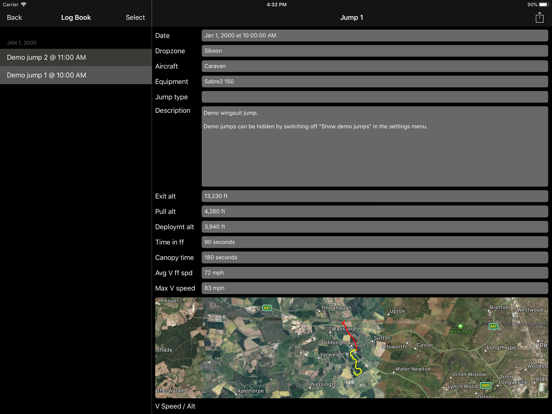 Screenshot #5 pour Skydive Logger