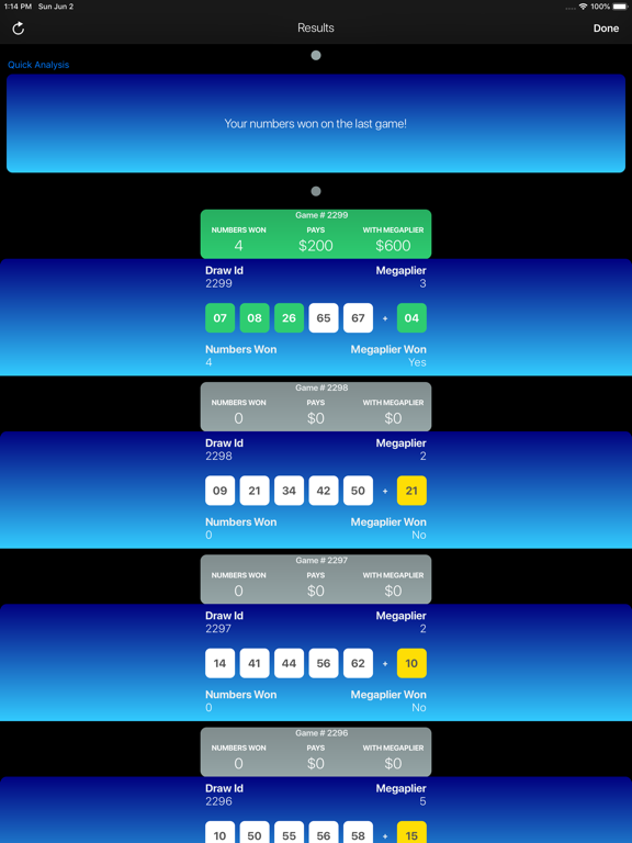 Screenshot #6 pour Keno Pro: Scan Lottery Tickets