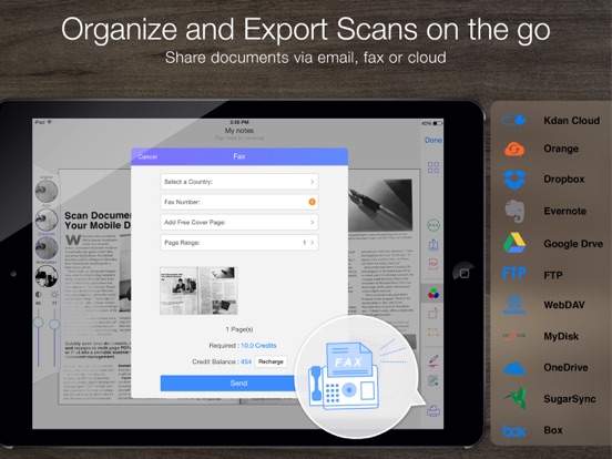 Pocket Scanner – Doc Scanner iPad app afbeelding 4