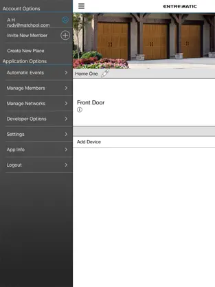 Screenshot 2 Amarr Entrematic Door App iphone