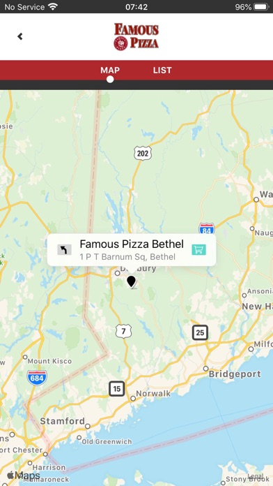 Famous Pizza Bethel Screenshot