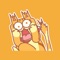 Cute happy cat expression and joy decorate your life, make you active in chatting with your friend, Messenger, or click to share with your friend