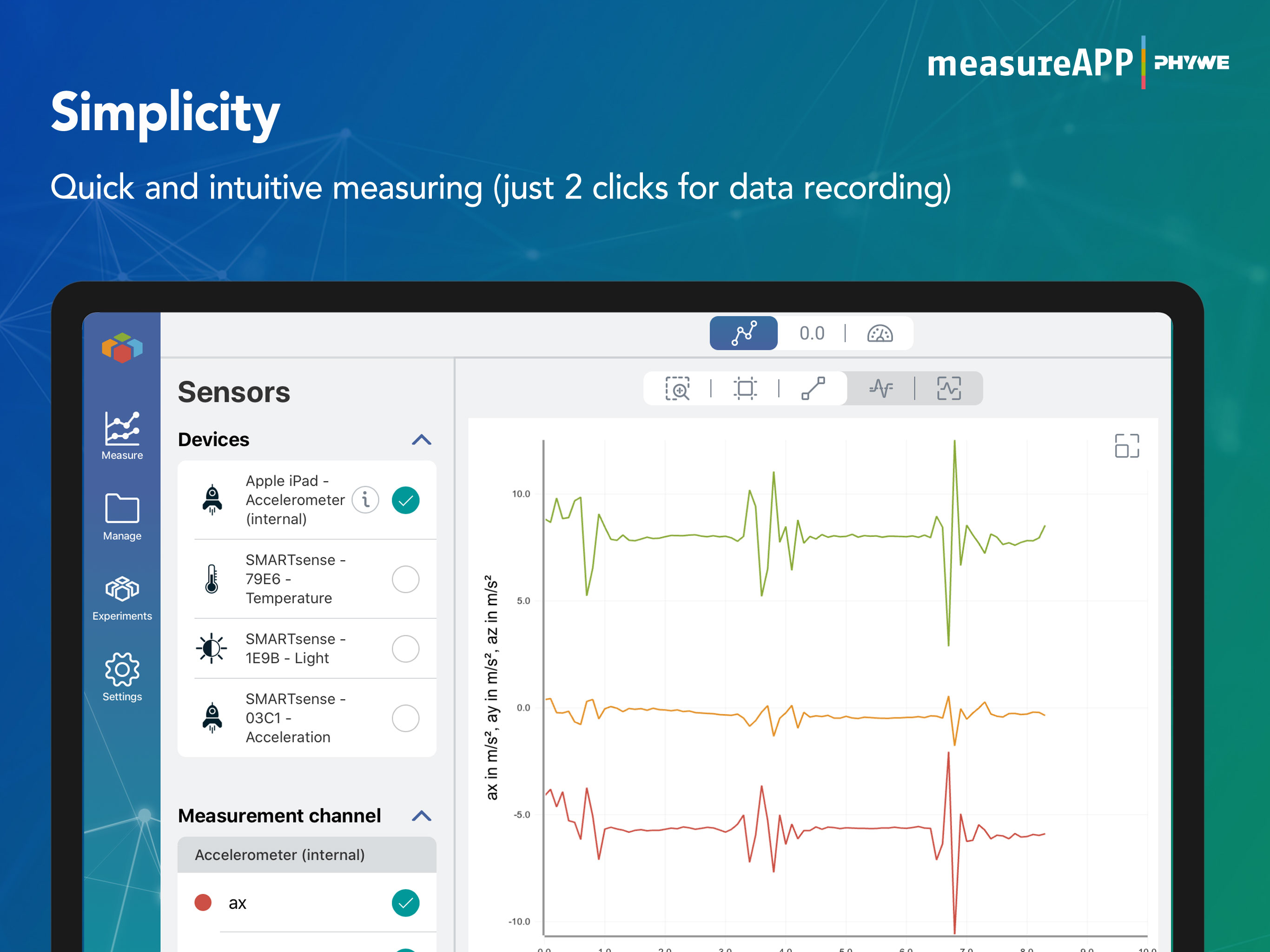 PHYWE measureAPP screenshot 5