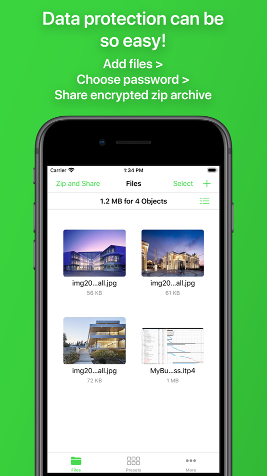 #1. Zip-Share (iOS) 由: Techno-Grafik Christian Lackner eU