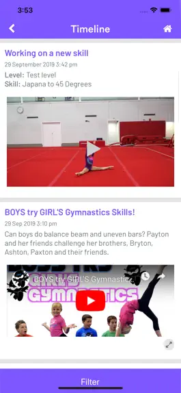 Game screenshot LoveGymnastics apk