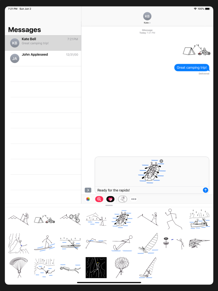 Outdoor Stick People