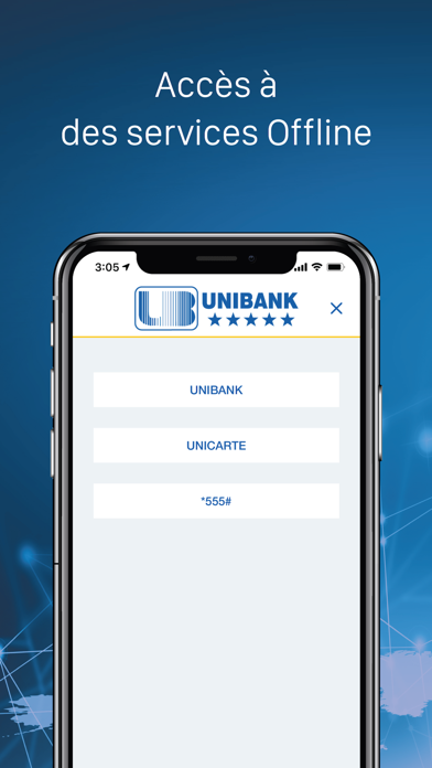 UniMobile. Screenshot