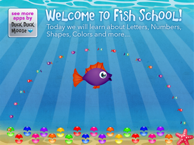 ‎Fish School – 123 ABC for Kids Screenshot