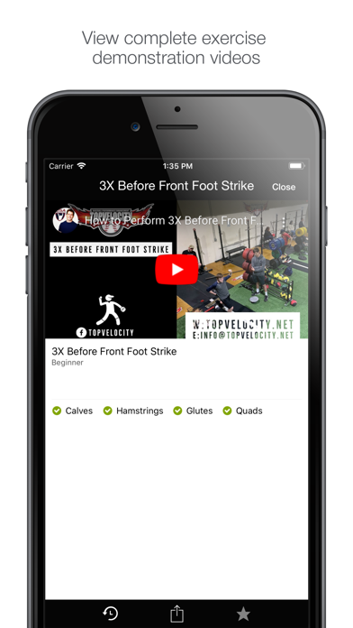Top Velocity Training iPhone screenshot 5 - Health & Fitness app