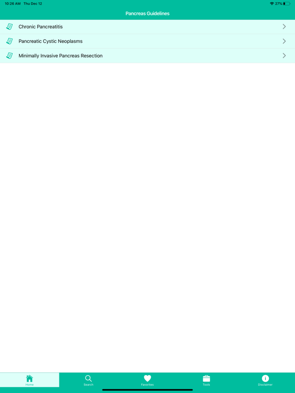 Screenshot #4 pour Pancreas Guidelines