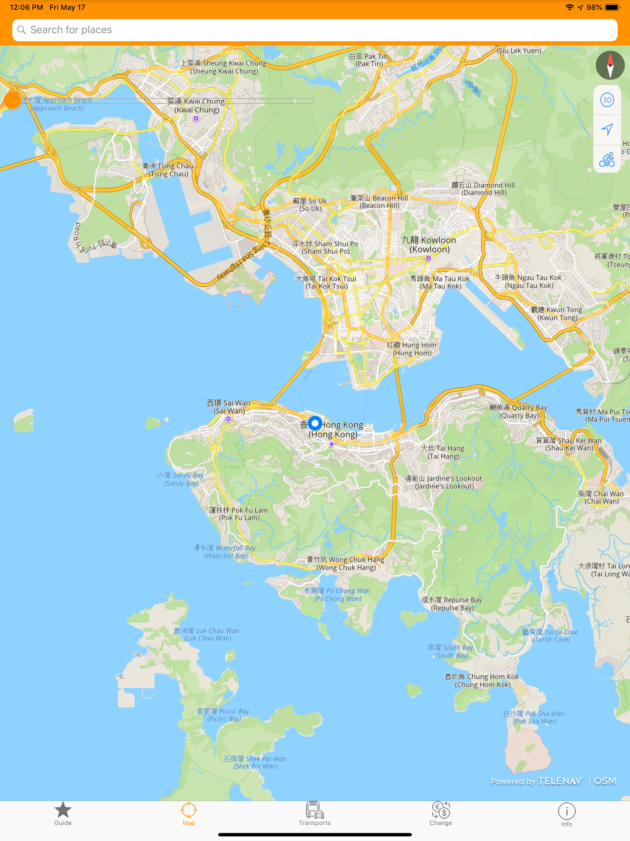 Hong Kong Map and Travel Guide