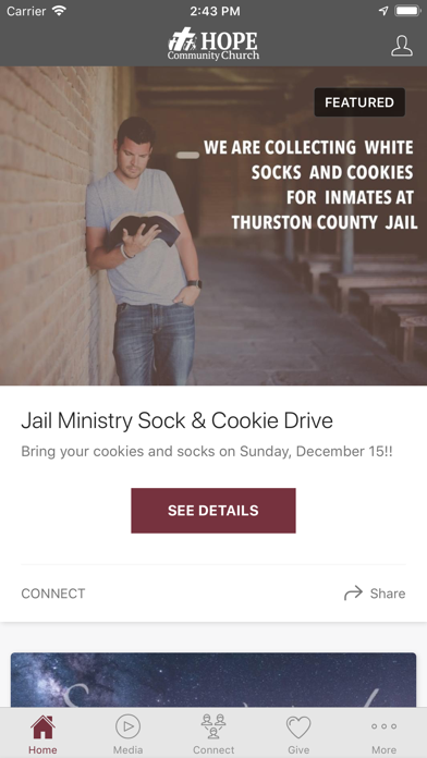 Hope Community Church Olympia Screenshot