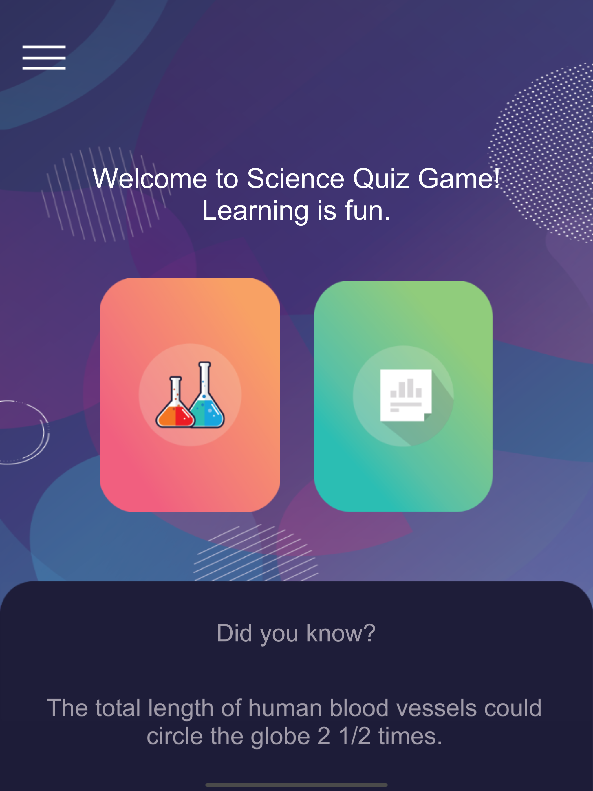 Science Quiz Game - Fun screenshot 8