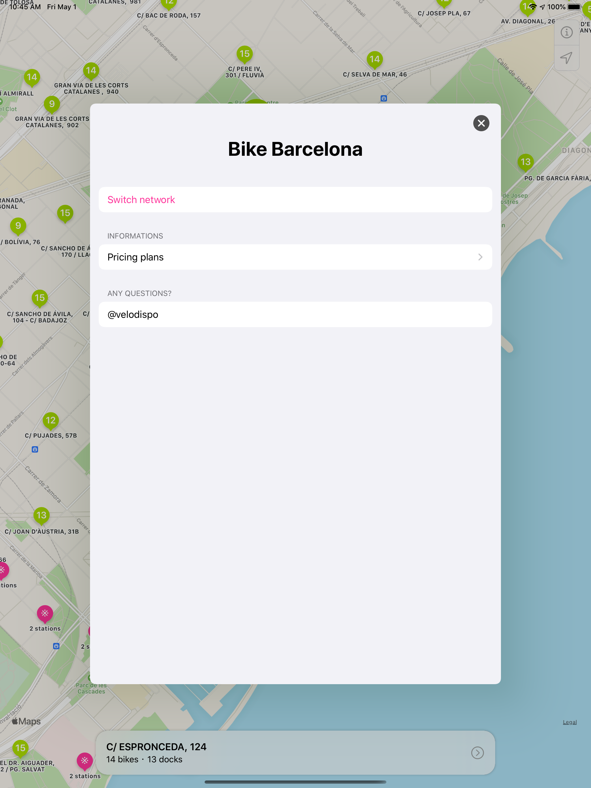 VeloDispo Iberia screenshot 7