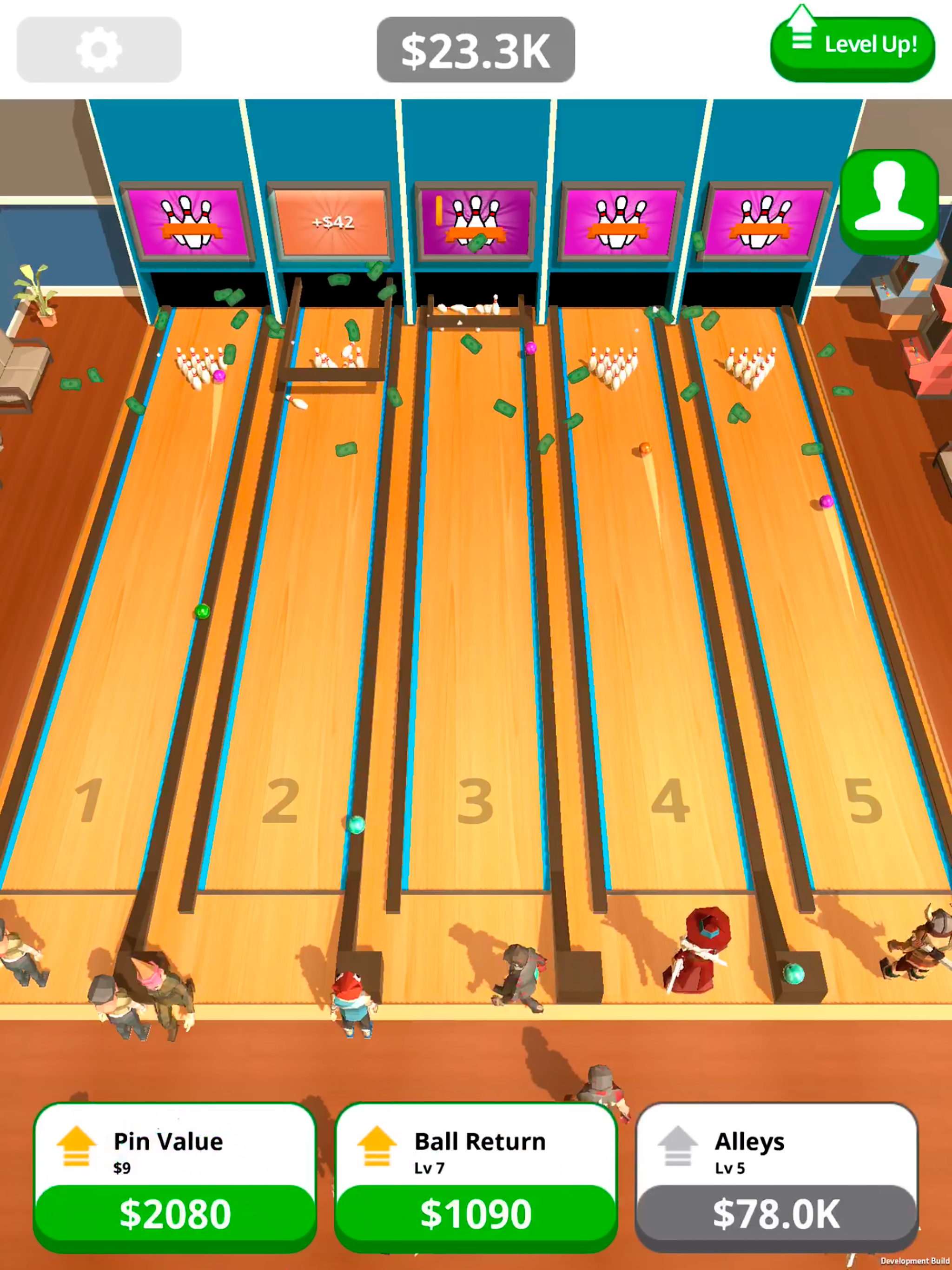 Idle Tap Bowling