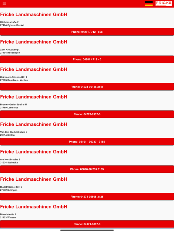 Screenshot #6 pour Fricke Landmaschinen
