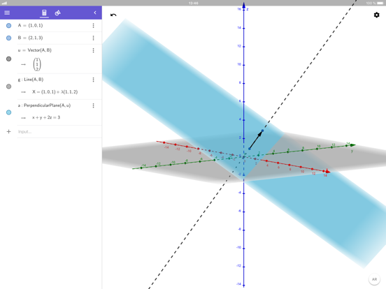 GeoGebra Calculadora 3D iPad screenshot 4