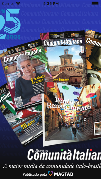 Screenshot #1 pour Revista Comunità Italiana
