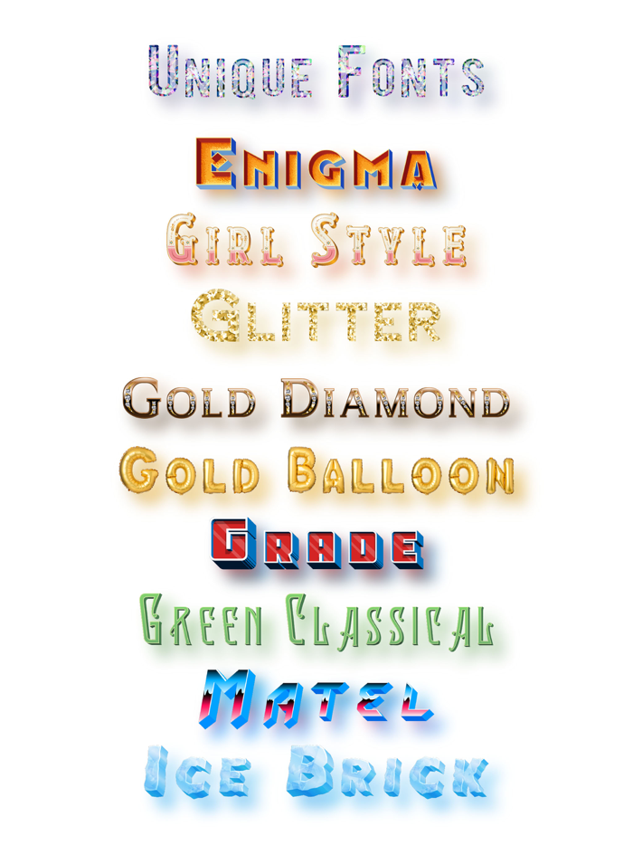 Fonts and Text on Photo - Fonts8