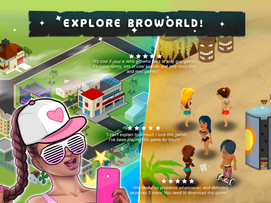 BroWorld - A Douchebag's Quest iPad screenshot 5 - Games app