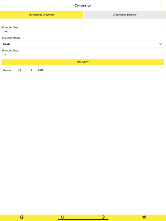 Screenshot #5 pour Ethiopian Calendar Amharic
