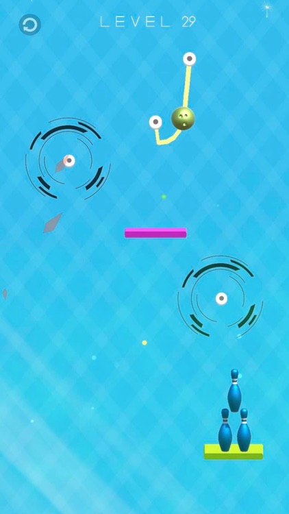 Bowling Cut Rope Puzzle screenshot-6