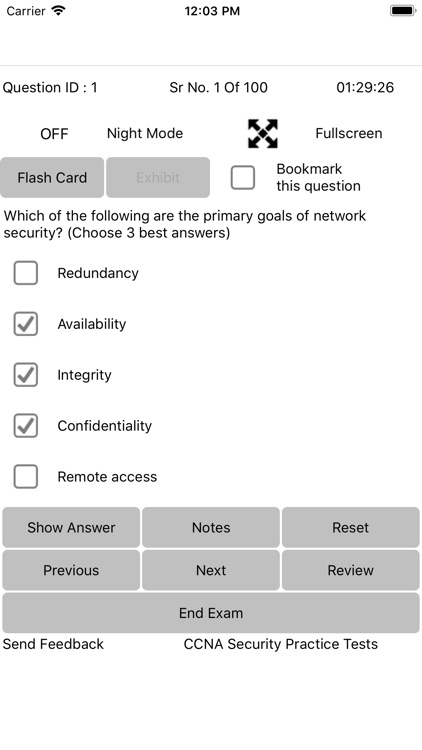 Exam Sim For CCNA Security