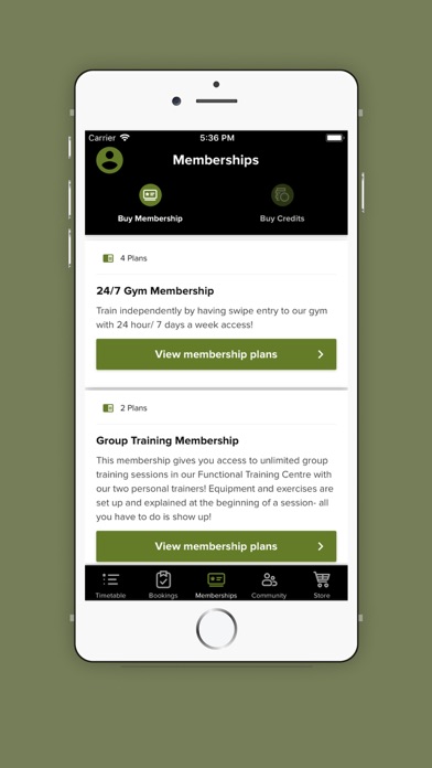 App screenshot