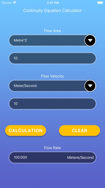 Continuity Equation Calculator screenshot-4