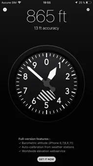 Altimeter X Lite iphone bilder 2